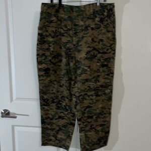Military Army Camouflage Button Front Fly Cargo Digital Digi Camo 38 x 29 Pants
